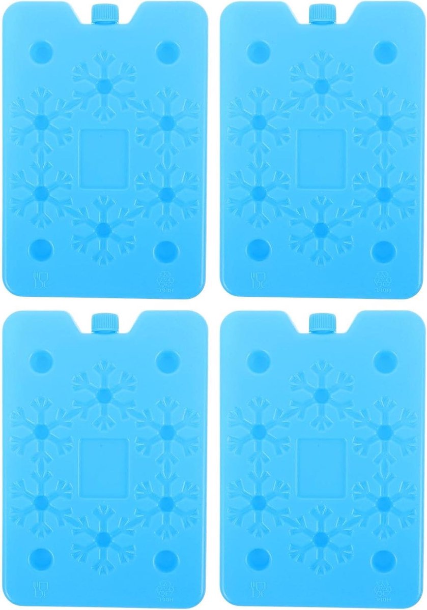 Koelelementen Herbruikbaar - Koelblokken Vriesbaar - Koelbox Voedsel - Langdurige Koeling - 10.8 cm - Blauw