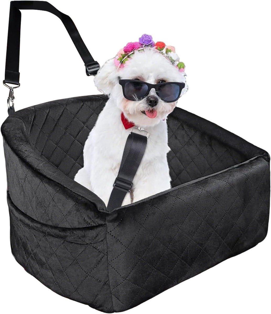 Autostoel Hond - Huisdier Autostoel Stoelverhoger - Veilig Reizen - Rollover Risico Mitigatie - 41 x 27 x 7 cm