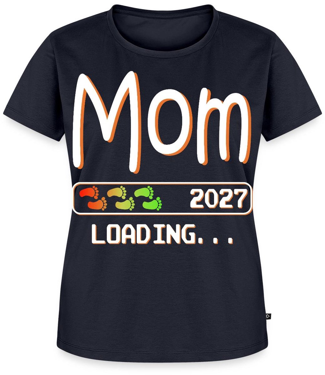 Mom Loading 2027 Premium T Shirt Dames