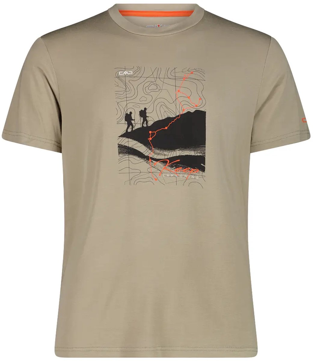 Bedrukt T-shirt CMP Bamboo Corda