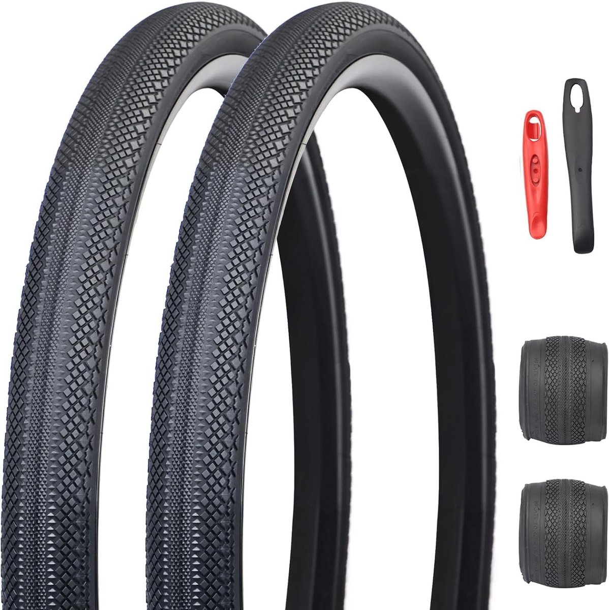 Vouwbare banden 700 x 40 C voor MTB, stadsfietsen, E-bikes en hybride fietsen - 28 inch, 1.5 cm