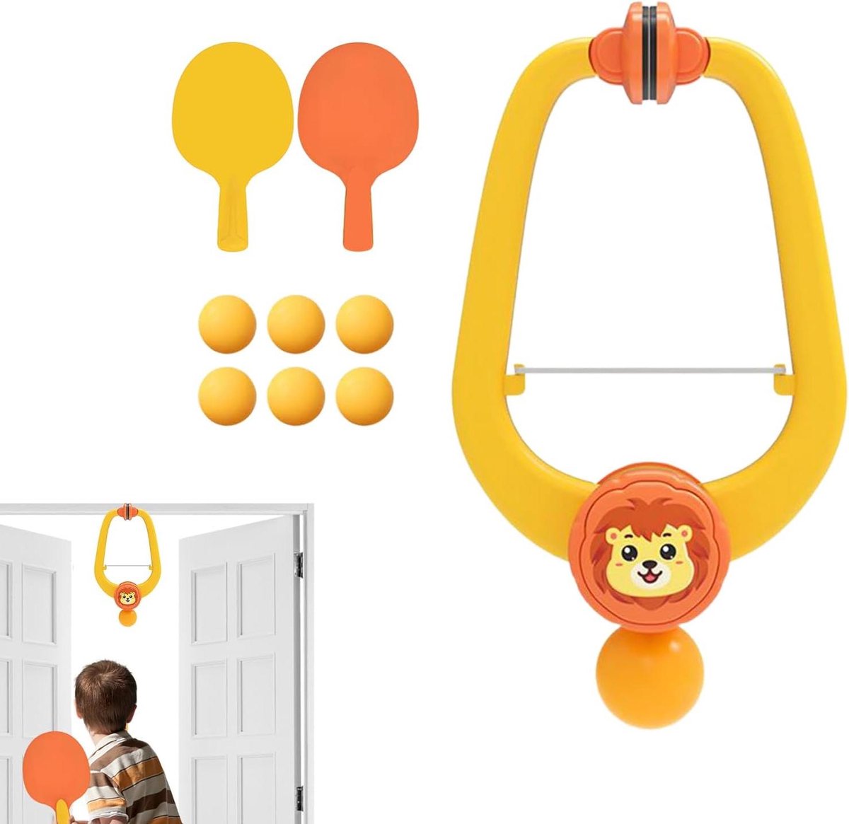 Tafeltennis Trainer - Deur Oefenset - Coördinatie Training - Verstelbare Hoogte - 26 x 16 x 6 cm - Niet gespecificeerd