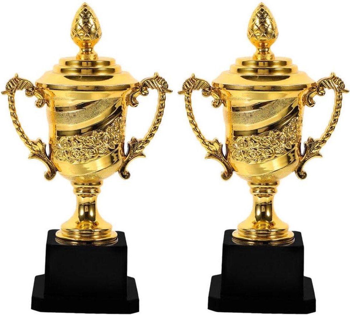 Speler Trofee Beker - Winstbeker Prijs - Wedstrijden Toekennen - Lichtgewicht Zinklegering - 18 cm - Goud