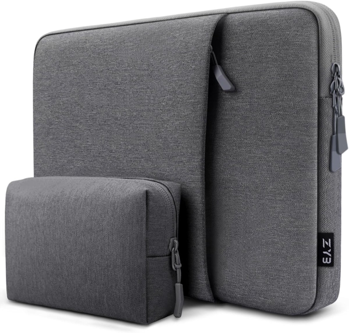 Beschermhoes voor 13-13.3 Inch Laptops, Geschikt voor MacBook Air/Pro en Surface Laptop, Donkergrijs, Ideaal voor Bescherming en Draagbaarheid
