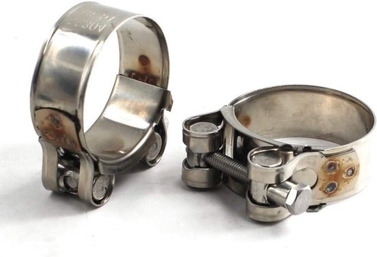 T-Bolt Klem 74-79mm van Roestvrij Staal voor Zware Slangen - Set van 2, Duurzaam en Betrouwbaar