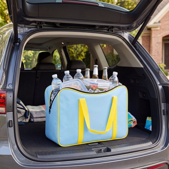 Koeltas 24L - Cooler Bag Lunch Tas - Geisoleerde Koelrugtas - Lichte Tas - Compacte Koeltas - Picknicktas Kinderen - Thermo Tas - Lunchtas Volwassenen - Koel Tas Dames en Heren - Thermotas - Koelrugzak Vakantie - Koeltassen - Blauw - Löwenthal van Löwenthal — afbeelding 2