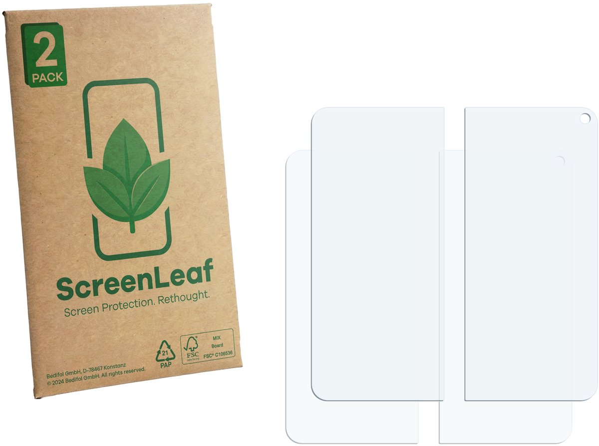 2 Stuks Screenprotector voor Google Pixel 11 Pro Fold (Inner display) - Hoogwaardige Beschermfolie transparant