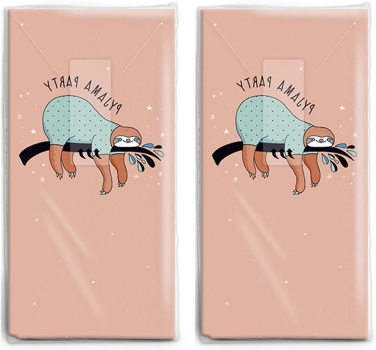 Zakdoeken met dierenprint - Papieren zakdoekjes - Dagelijks gebruik - Huid- en milieuvriendelijk - 22 x 21 cm - Meerdere kleuren