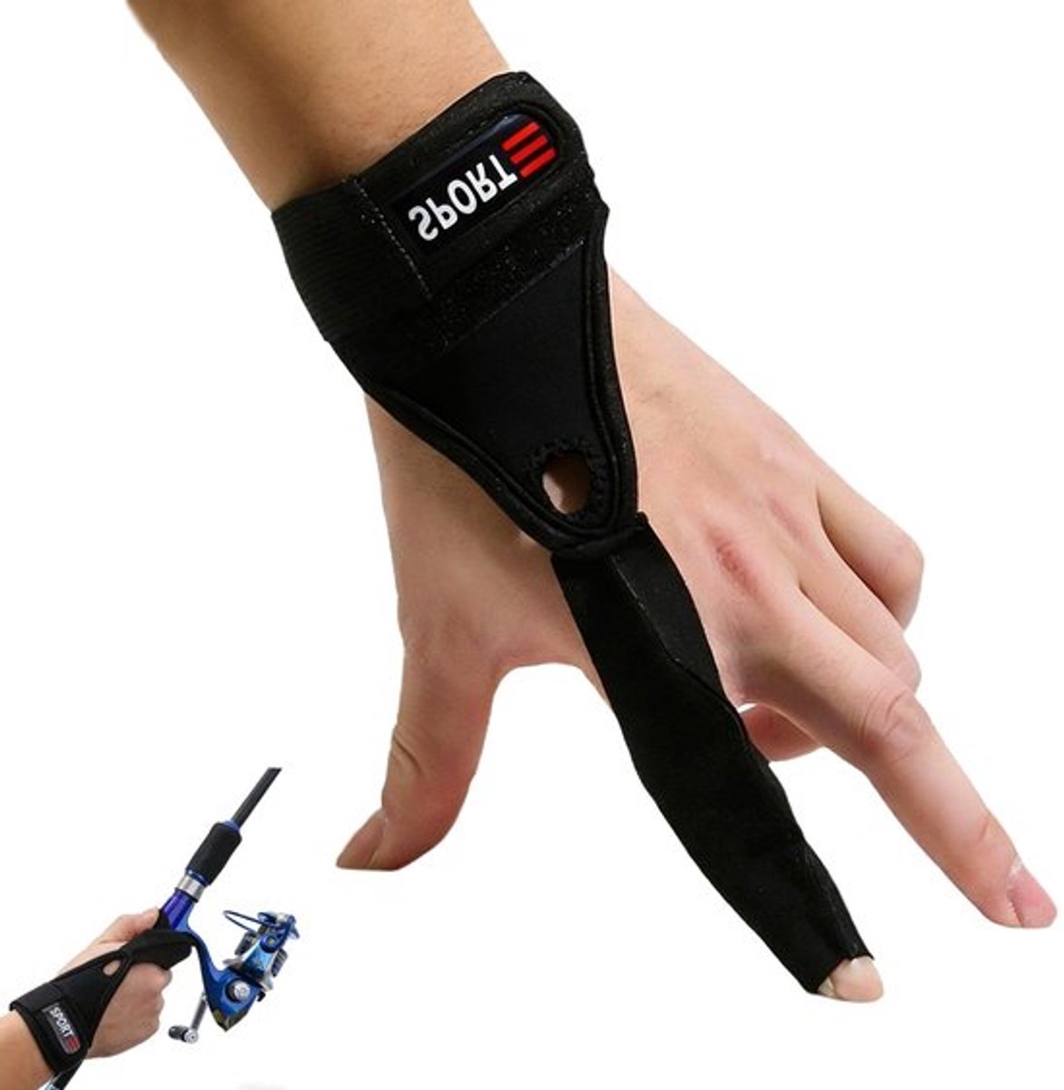 Vishandschoen Antislip - Snijbestendig - Verstelbaar - Vingerloos - Polyester - Comfortabel Ontwerp - Vissershandschoenen