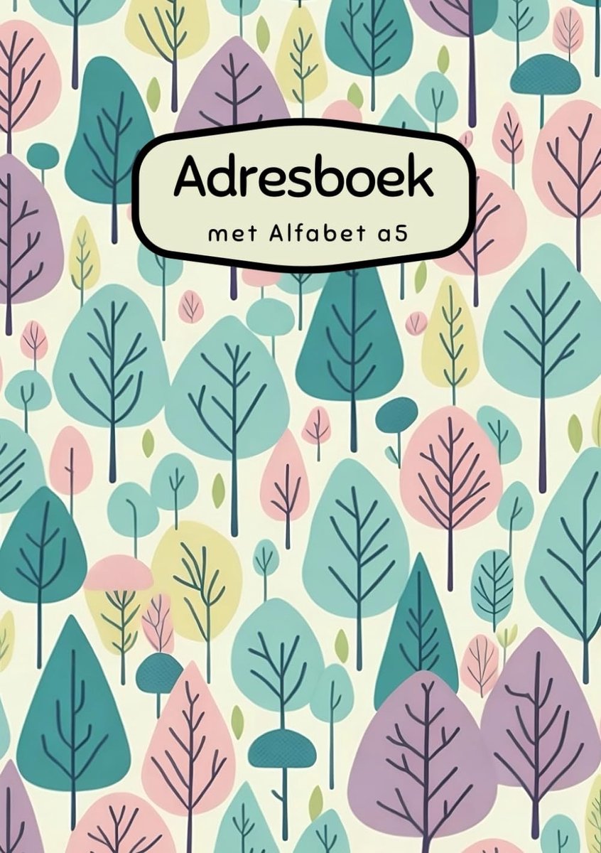 Adresboek - A5 - Klein Adresboekje met Alfabet - Handig Telefoonboek voor Overzichtelijke Contacten