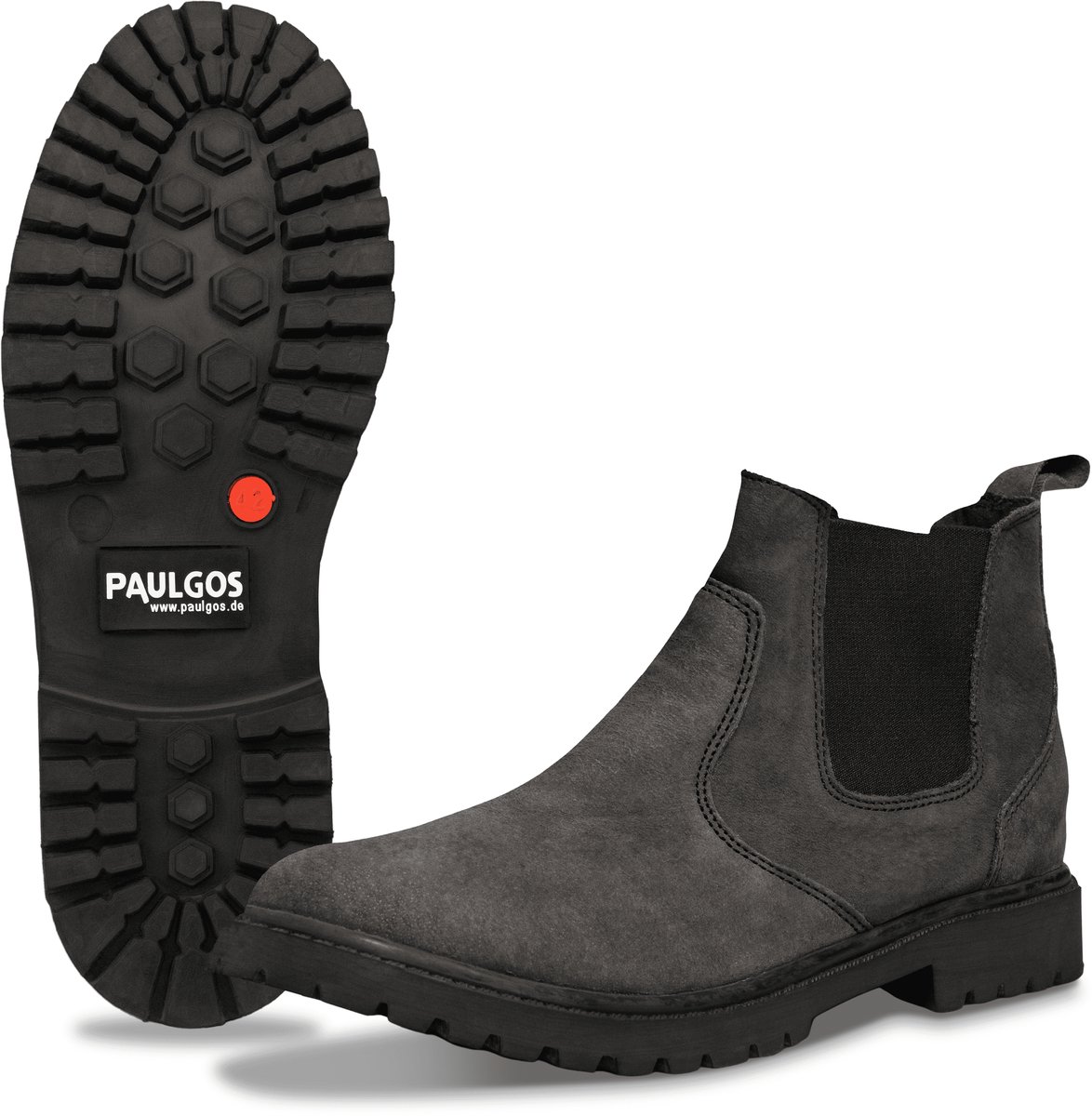 PAULGOS Chelsea-boots voor heren van echt leer – Maten 39–47, verkrijgbaar in 3 kleuren