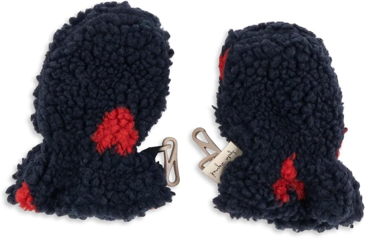 Babymutsen - Wantjes Kinderwanten - Warm Houden - Teddy Fleece Voering - 6-9 Maanden - Multicolor