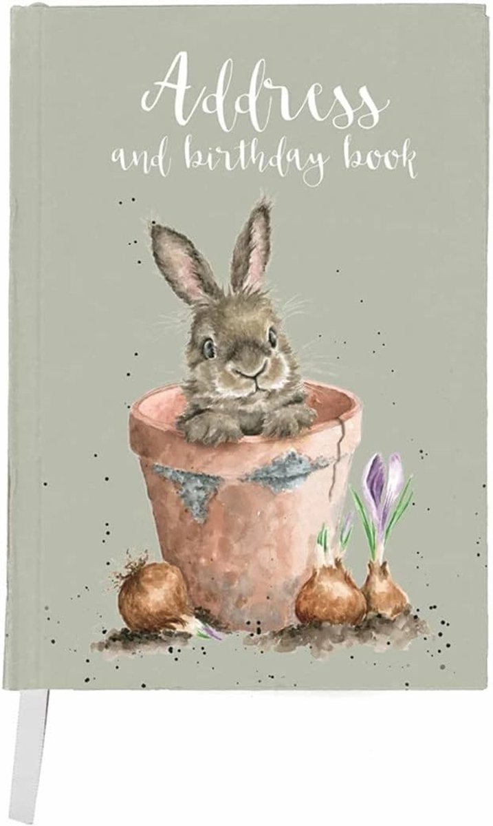 Adresboek - Multi - 168 x 118 mm - Aquarel Illustraties - Voor Organisatie en Contacten