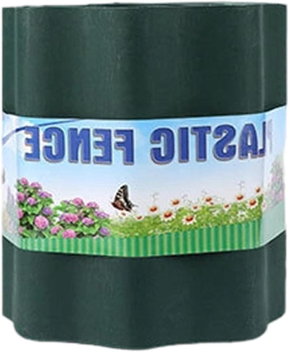 Tuinomranding - Gazonrand afscheiding - Bloembedden afbakenen - Gravenloze oplossing - 9 m x 15 cm - Zwart