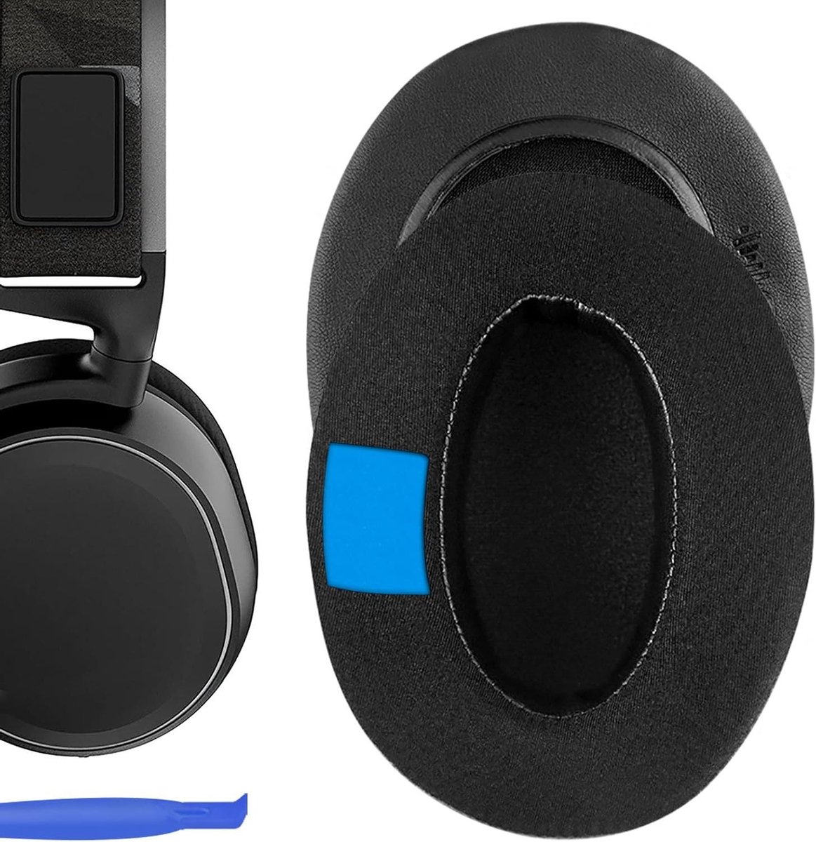 Vervangende Oorkussens - Earpads Kussentjes - Hoofdtelefoon Comfort - Koelgel Technologie - 11 x 83 x 3 cm - Zwart
