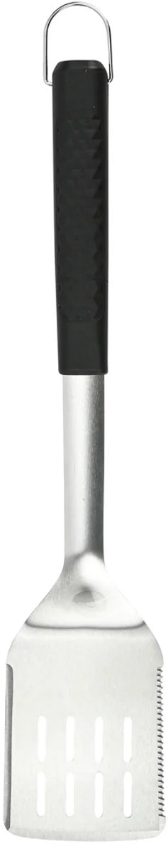 BBQ-spatel 51,6 cm - Brede grillspatel met sleuven en gekartelde rand