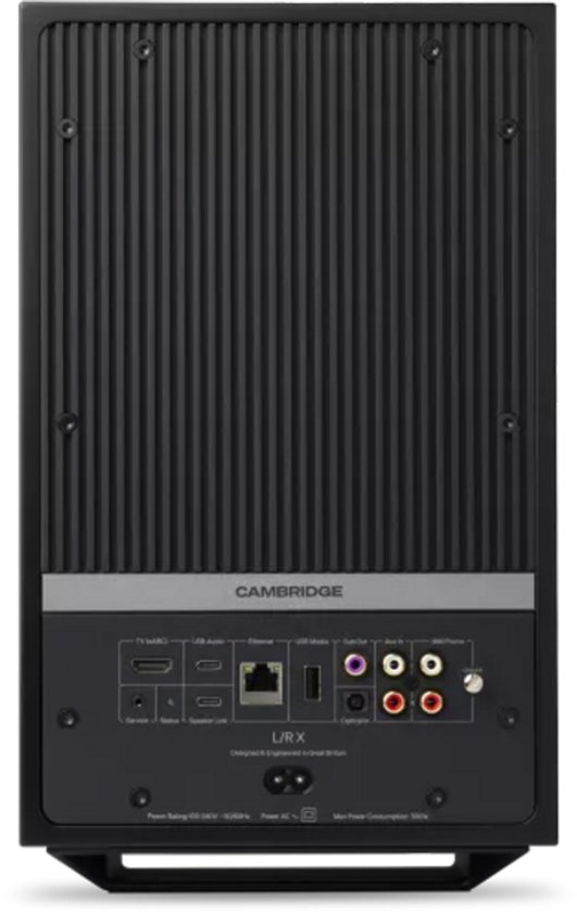 Cambridge Audio L/R X Actieve Boekenplankspeaker - Zwart (Paar) van Cambridge Audio — afbeelding 5