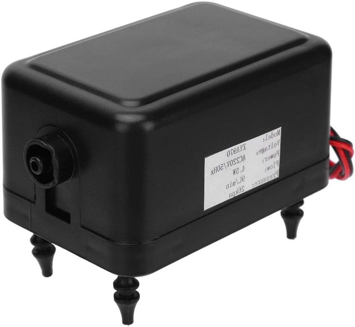Elektrische Luchtpomp - Mini Inflator - Opblazen van luchtbedden - Stil ontwerp - 9 L/min - Zwart