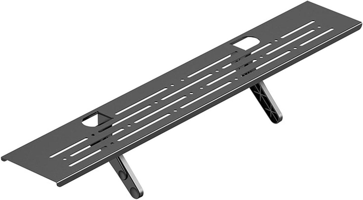 TV Scherm Plank - Monitorhouder Rek - Opbergen Media Apparaten - Geen Boren Nodig