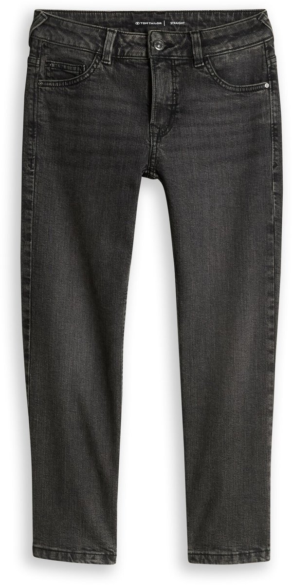 Tom Tailor - Rechte jeans - Maat 140 - stone grey denim