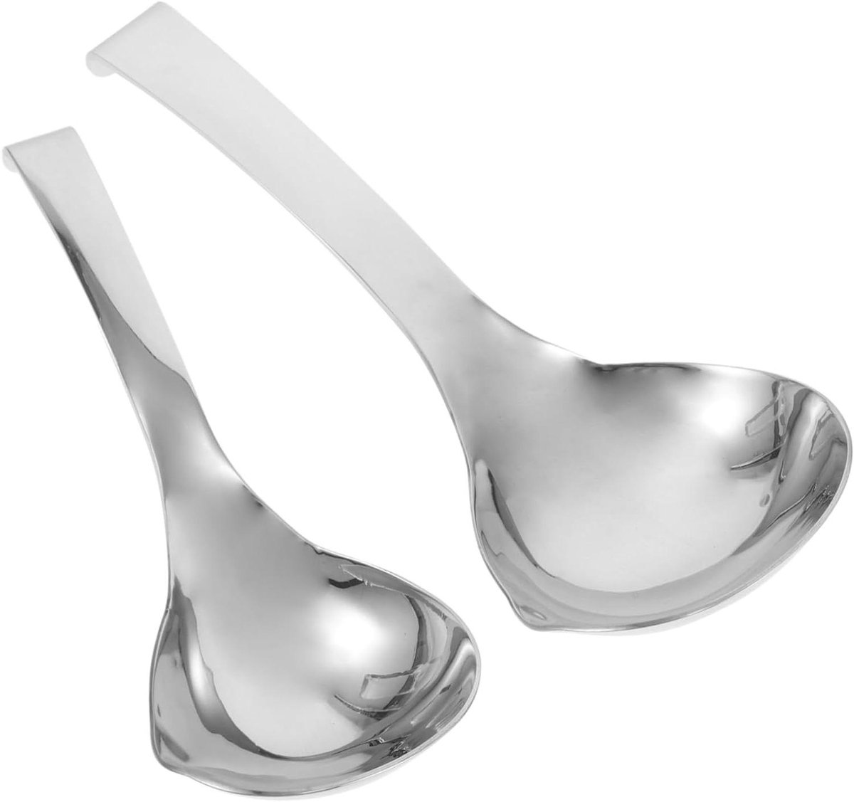 Soeplepel Set - Ladle Serveerschep - Serveren van Soepen - Met Schenktuit - 2 stuks - Zilver