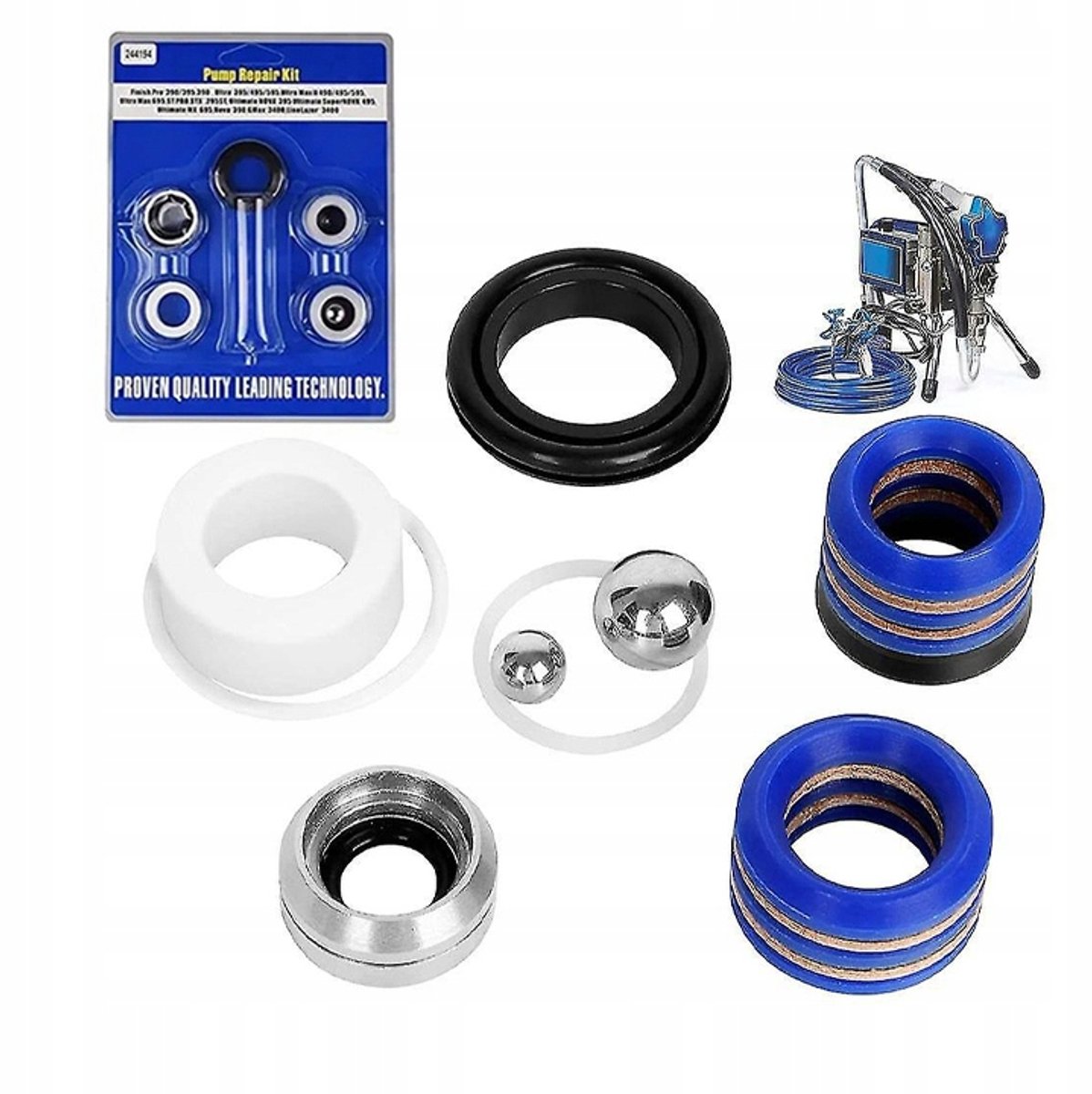 Zenthril Reparatieset Pomp Zenthril Surge WF Pulse D Vortex E - Hoogwaardige Afdichtingsset