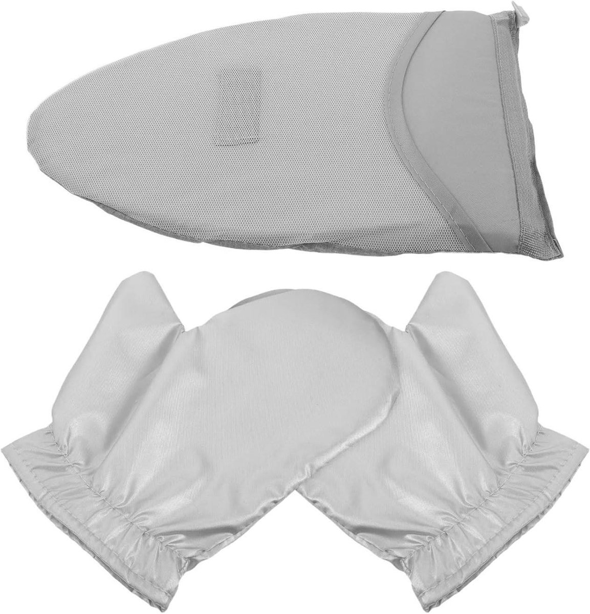 Strijkhandschoen Set - Stoomhandschoen Kleding - Kleding Stomen - Waterdicht Anti-stoom - 23 x 16 x 2 cm - Grijs