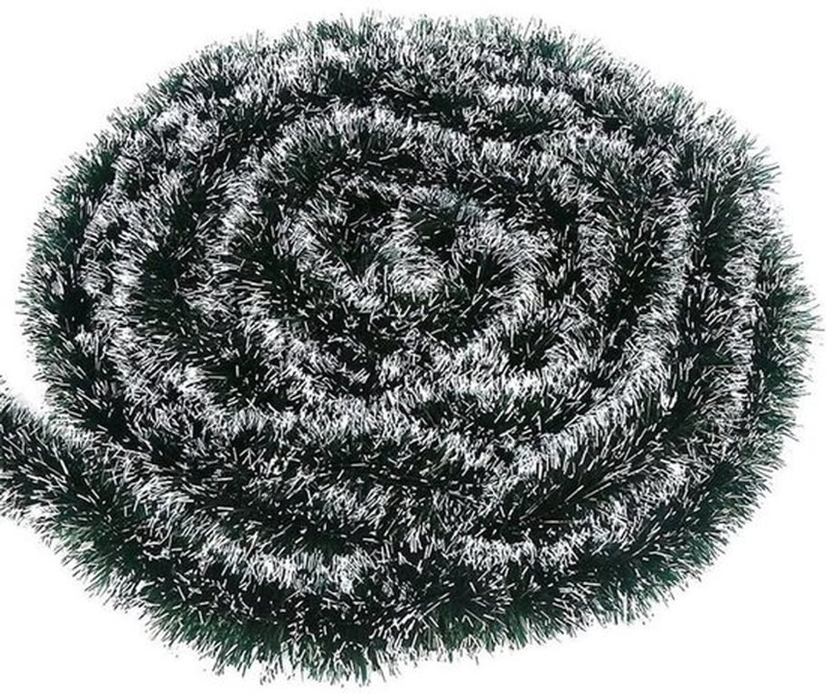 Kerstslinger 10 Stuks - Kunststof - 2 m x 11 cm - Donkergroen - Decoratie voor Kerstboom/Muur/Deur - Feest/Festival - Kerstdecoratie