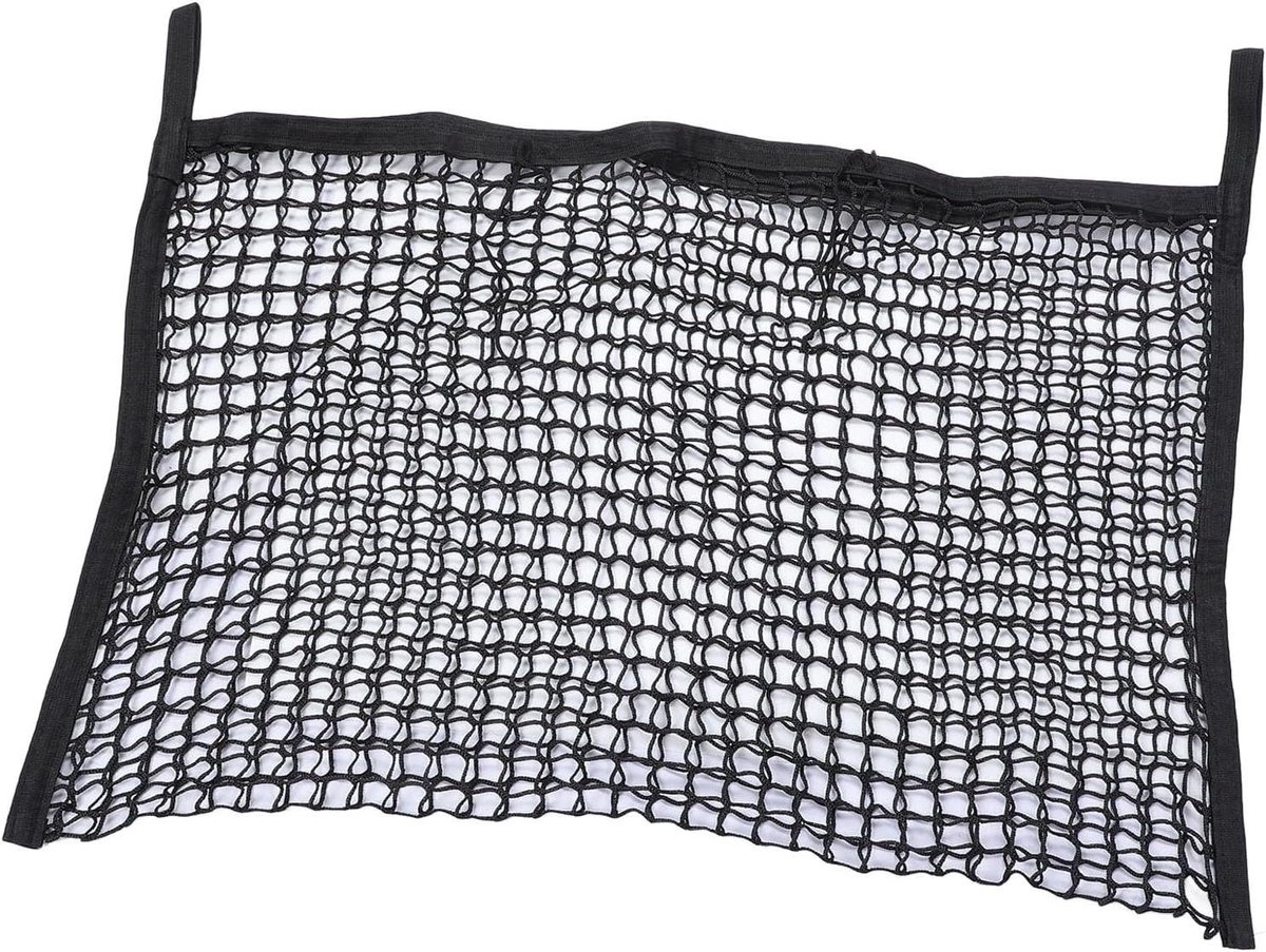 Paardenhooizak - Slowfeeder Net - Paarden Voeren - Scheurbestendig Nylon - Klein - Zwart