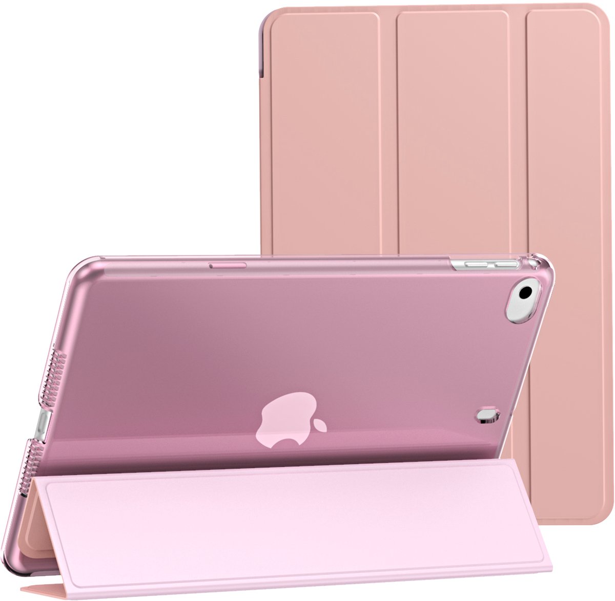 IYUPP Tablet Hoes Geschikt voor iPad Mini 5 (2019) / iPad Mini 4 (2015) Hoesje - Roze Goud