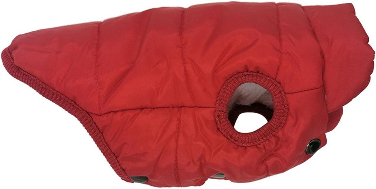 Hondenjack Winddicht - Hondenjas Warm - Buitenwandelingen - Reflecterende Strips - Verstelbaar - Rood