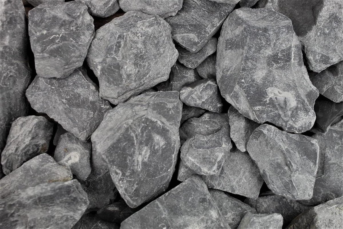 Siersplit Ardesia Slate Nero - Tuingrind Vijvergrind Decogrind - Tuin Decoratie - Gewassen Natuursteen - 10-30 mm - Zwart