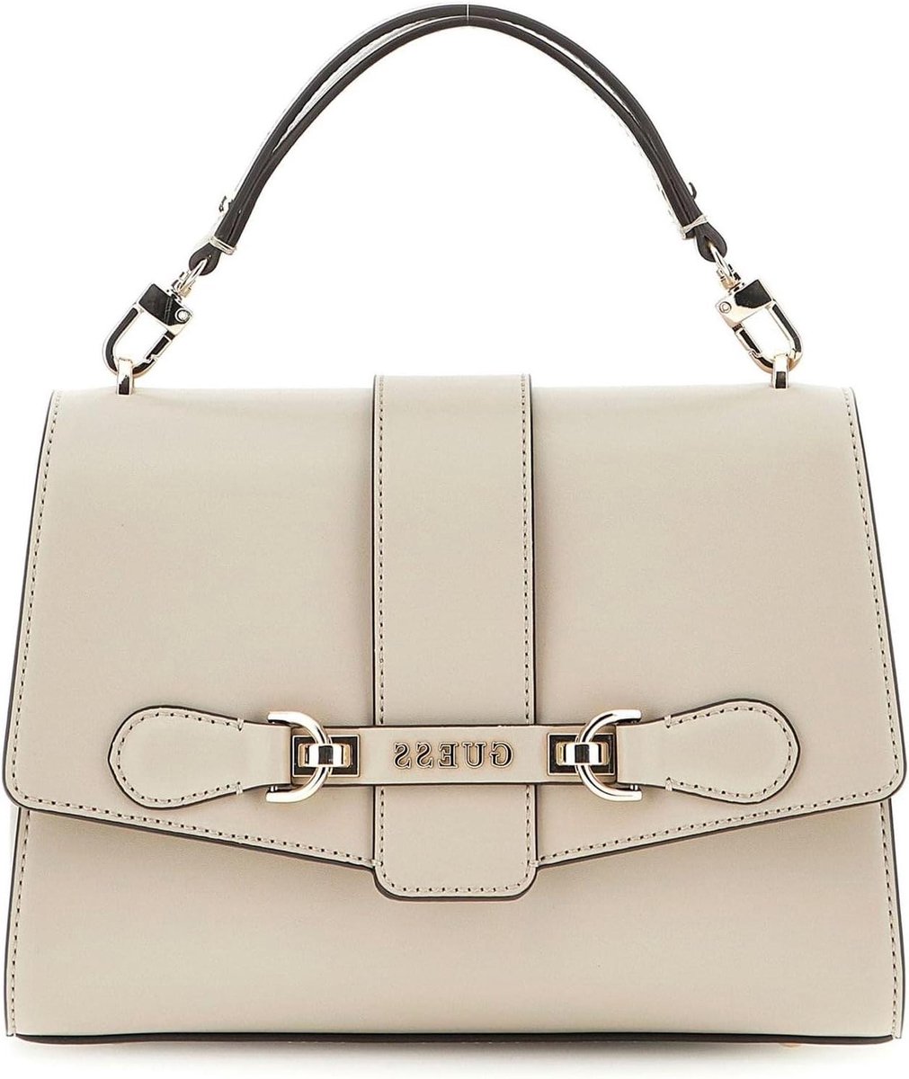 Handtas met Handvat - Schoudertas Dames - Dagelijks Gebruik - Verstelbare Schouderband - 23 x 15 x 5 cm - Taupe