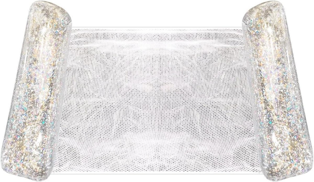 Water Hangmat - Opblaasbare Lounger - Ontspannen in Water - Ergonomisch Ontwerp - 130 x 70 cm - pailletten