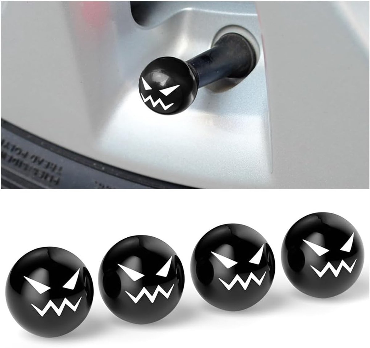 4 Stuks Koperen Ventieldoppen voor Auto - Ventildeksels voor Banden, Auto Accessoires en Tyre Bescherming