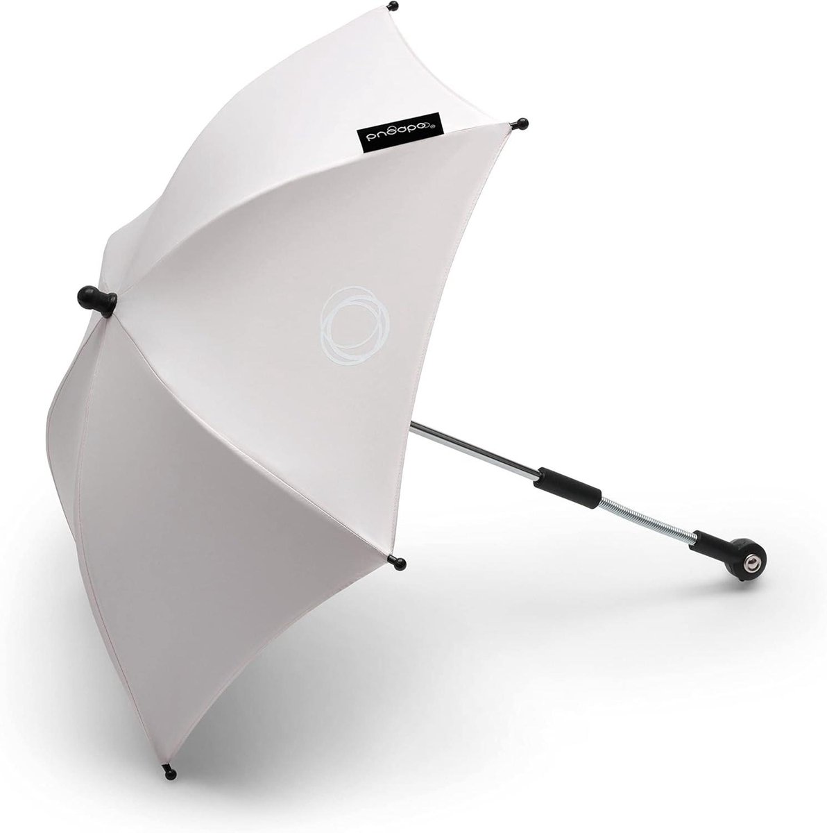 Kinderwagen Parasol - Zonnekap Kinderwagen - Baby Beschermen - UPF 50+ Stof - Groot Schaduwgebied - Wit