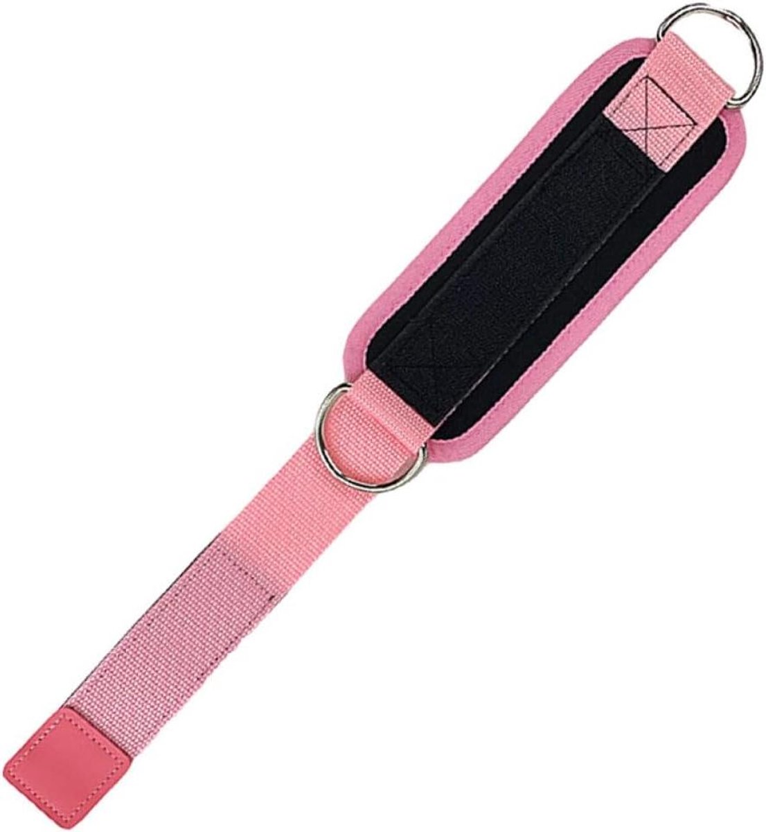 Enkelband - Fitnessband Beenband - Beentraining Thuis - Verstelbare Gesp - 45x8CM - Roze