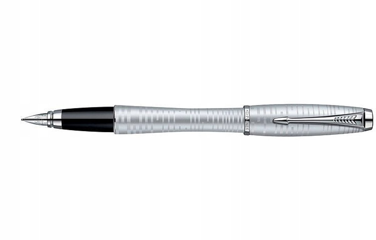 Elegant Metal Pen - Zilverkleurig met Blauwe Inkt