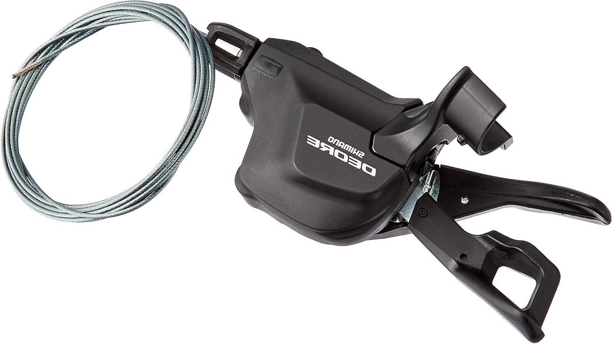 Fiets Versnellingspook - Schakelhendel Set - Fietsen Onderhoud - 10 Snelheden Systeem - 22.2 mm Diameter - Zwart