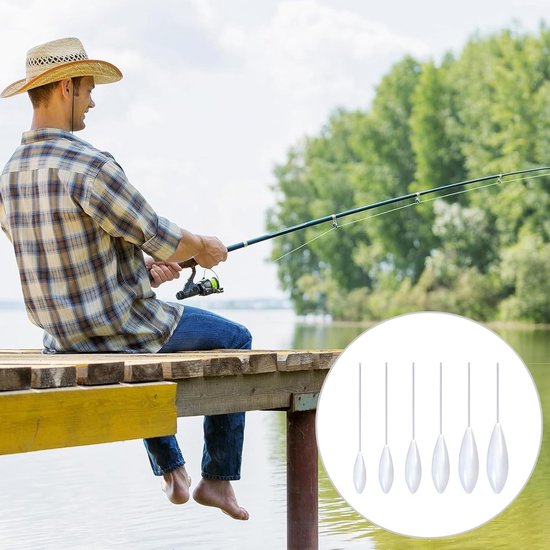 Forel Vis Set - Vis Accessoires - Forel Vissen - Meerdere Gewichten - 6 stuks - Wit — afbeelding 3