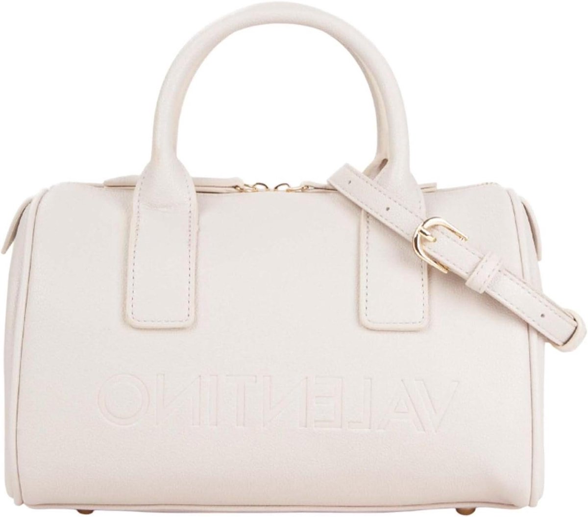 Valentino Handtas - Dames Schoudertas - Dagelijks Gebruik - Foxy Re Model - 14 x 27 x 17 cm - Ecru