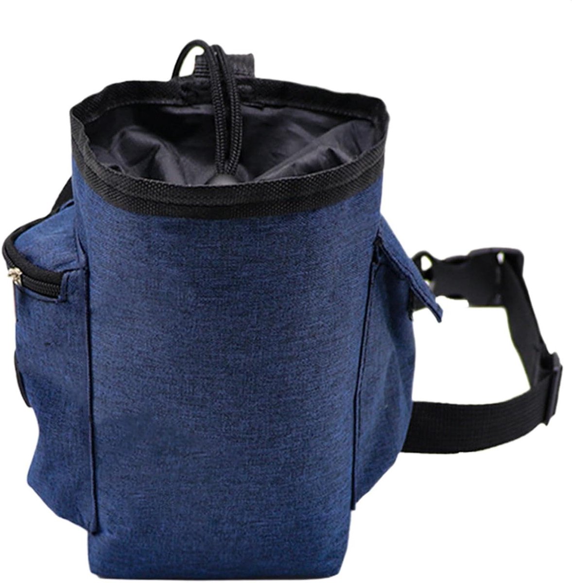 Verstelbare Heupriem - Krijtzak - Sporten - Zak met ritssluiting - 18 x 10 x 10 cm - Marineblauw