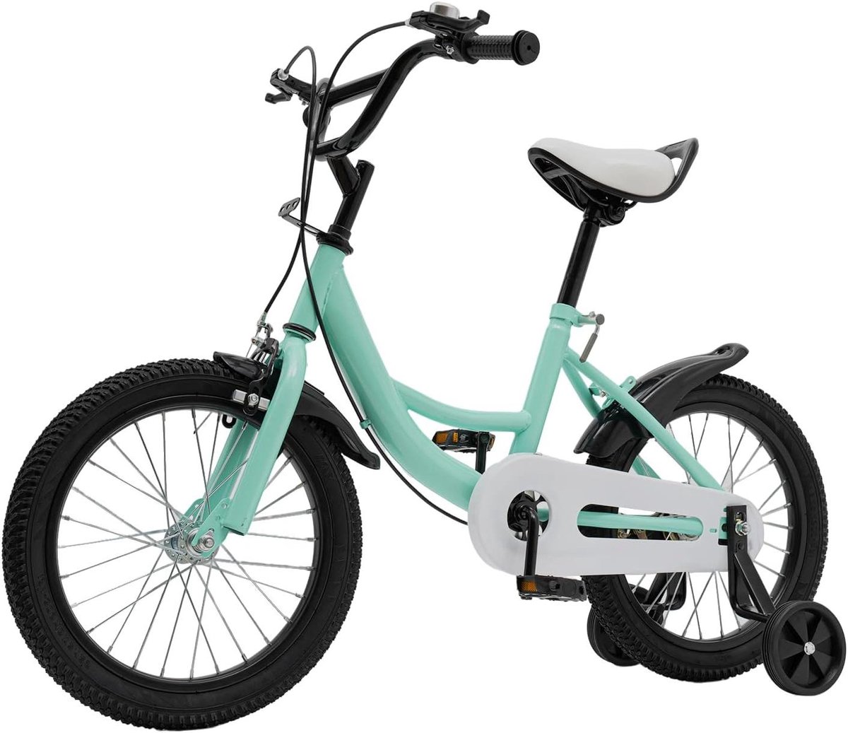 Kinderfiets 16 inch sfiets sfiets Leren Fietsen Verstelbaar Stuur Zadel 16 Inch Wielmaat Groen