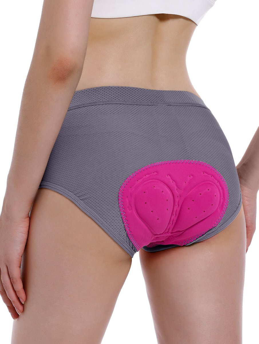 MEETYOO Dames Fietsonderbroek met 4D Gelzeem, Sneldrogend & Ademend, Onderbroek voor Racefiets & Mountainbike