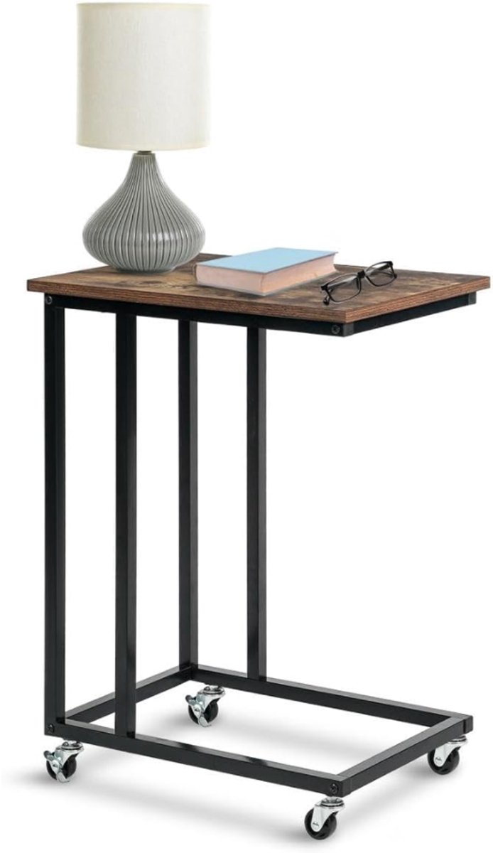 ZRNS® Bedtafeltje met Wielen - Bedleestafel - Laptoptafel voor op Bed - Laptoptafel