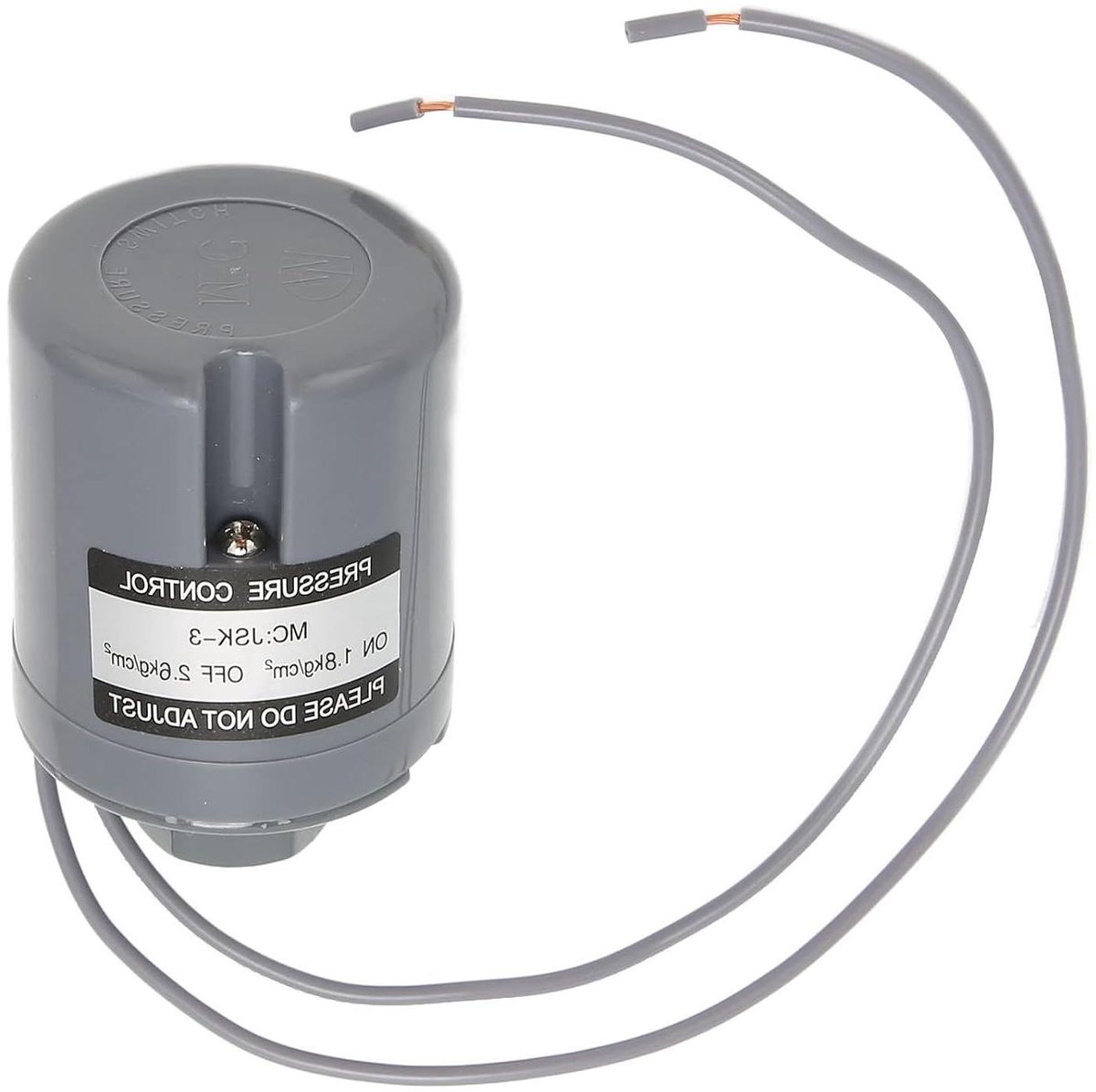 Waterdrukschakelaar - Pompcontroller Automatisch - Waterdruk Regelen - Zinklegering Bodem - 1.8-2.6 Bar - Zilver