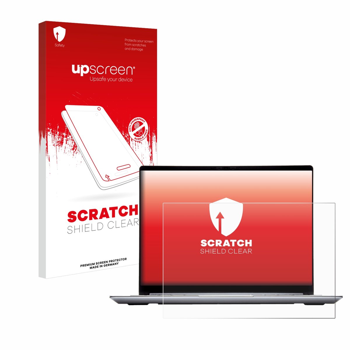 upscreen - Screenprotector voor Framework Laptop 13 - Folie Beschermfolie transparant