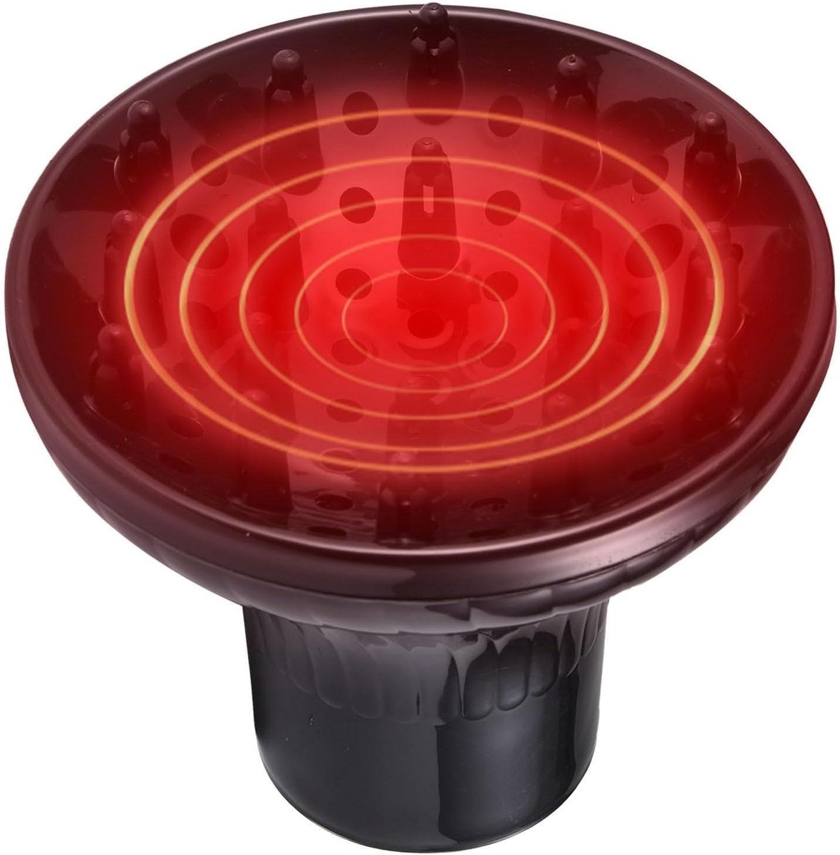 Haardiffuser Opzetstuk - Föhn Diffuser - Krullen Stylen - Hittebestendig Materiaal - 3.5-5 cm Diameter - Zwart