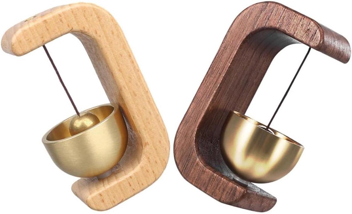 Houten Deurbel - Winkelbel Windgong - Winkel Entree - Magnetisch Zelfklevend - 72 x 38 x 26 cm - Veelkleurig