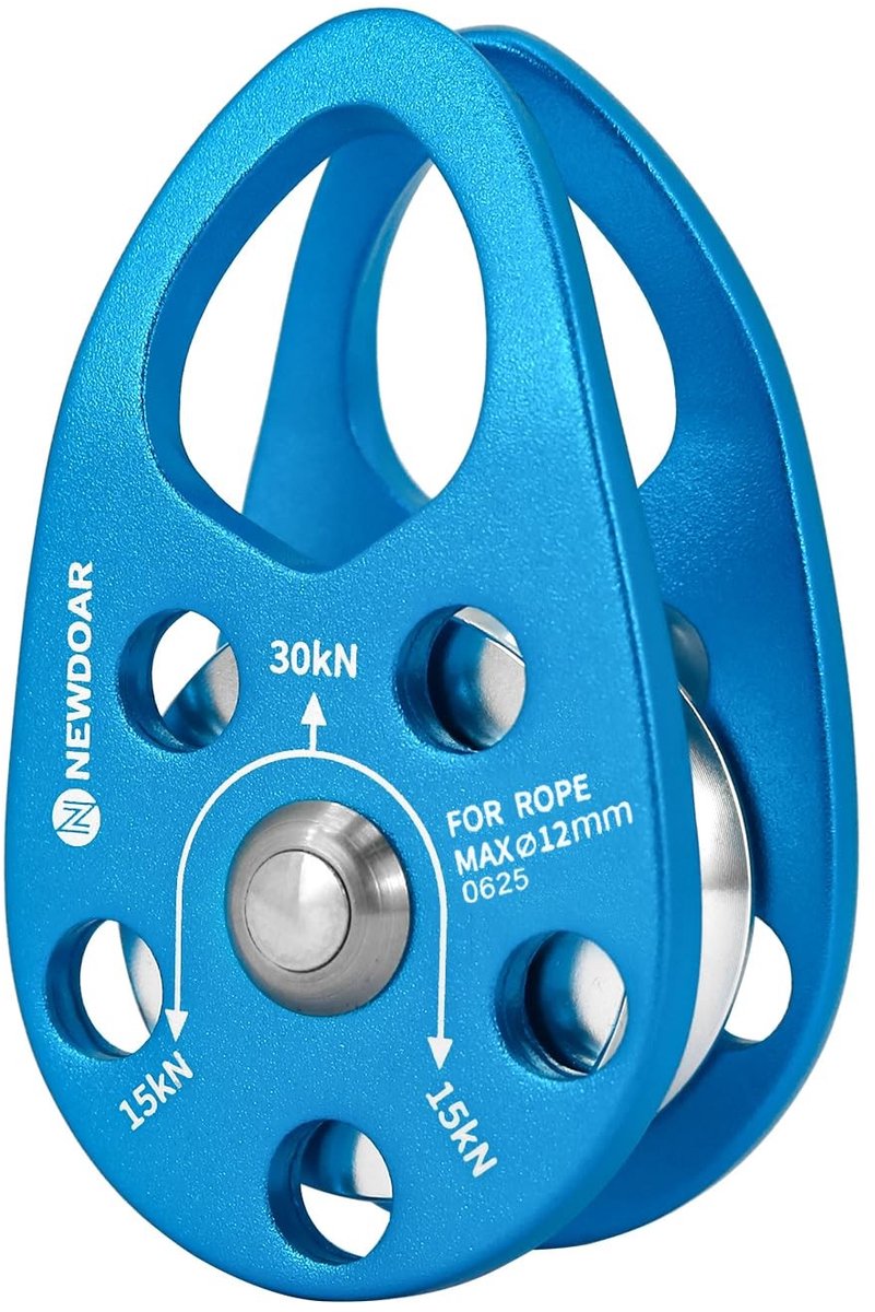 Omgoods - Micro Mobiele Katrol voor Klim- en Redwerk, 30KN